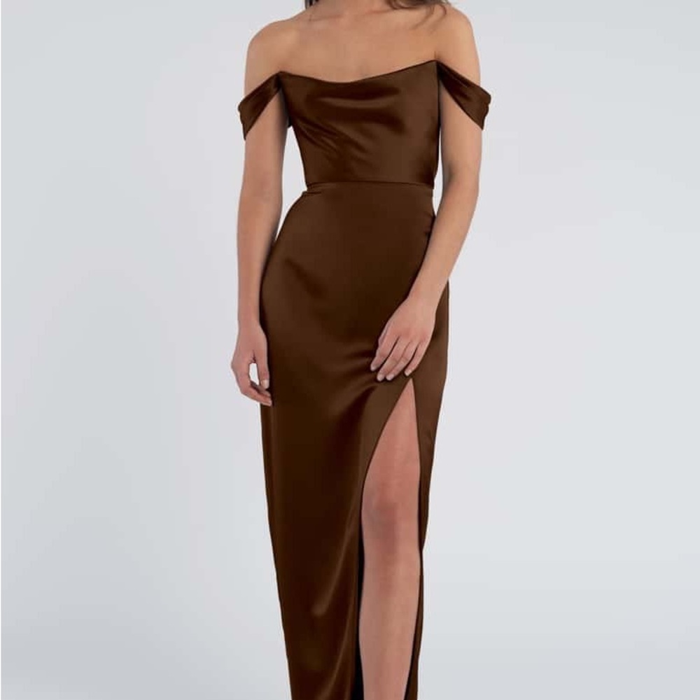 Jenny Yoo Espresso Brown Sawyer Dress